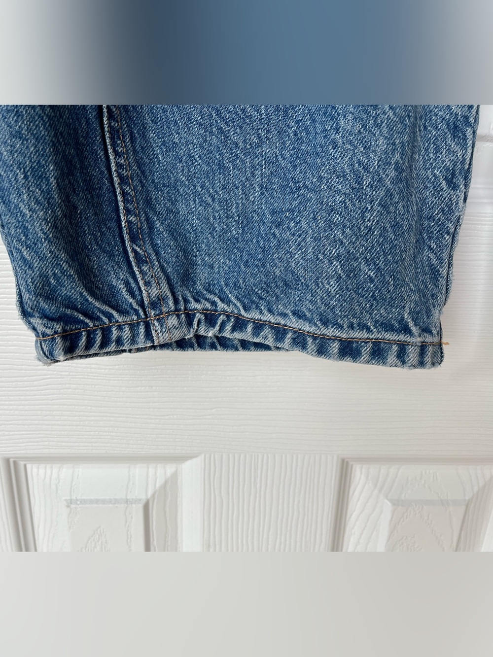 Free People We The Free Good Luck Barrel Jeans - Ultra Light Beam - size 27 - Picture 15 of 16